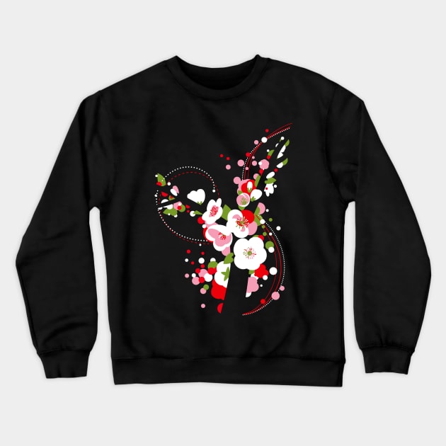 Blossom Crewneck Sweatshirt by goldengallery